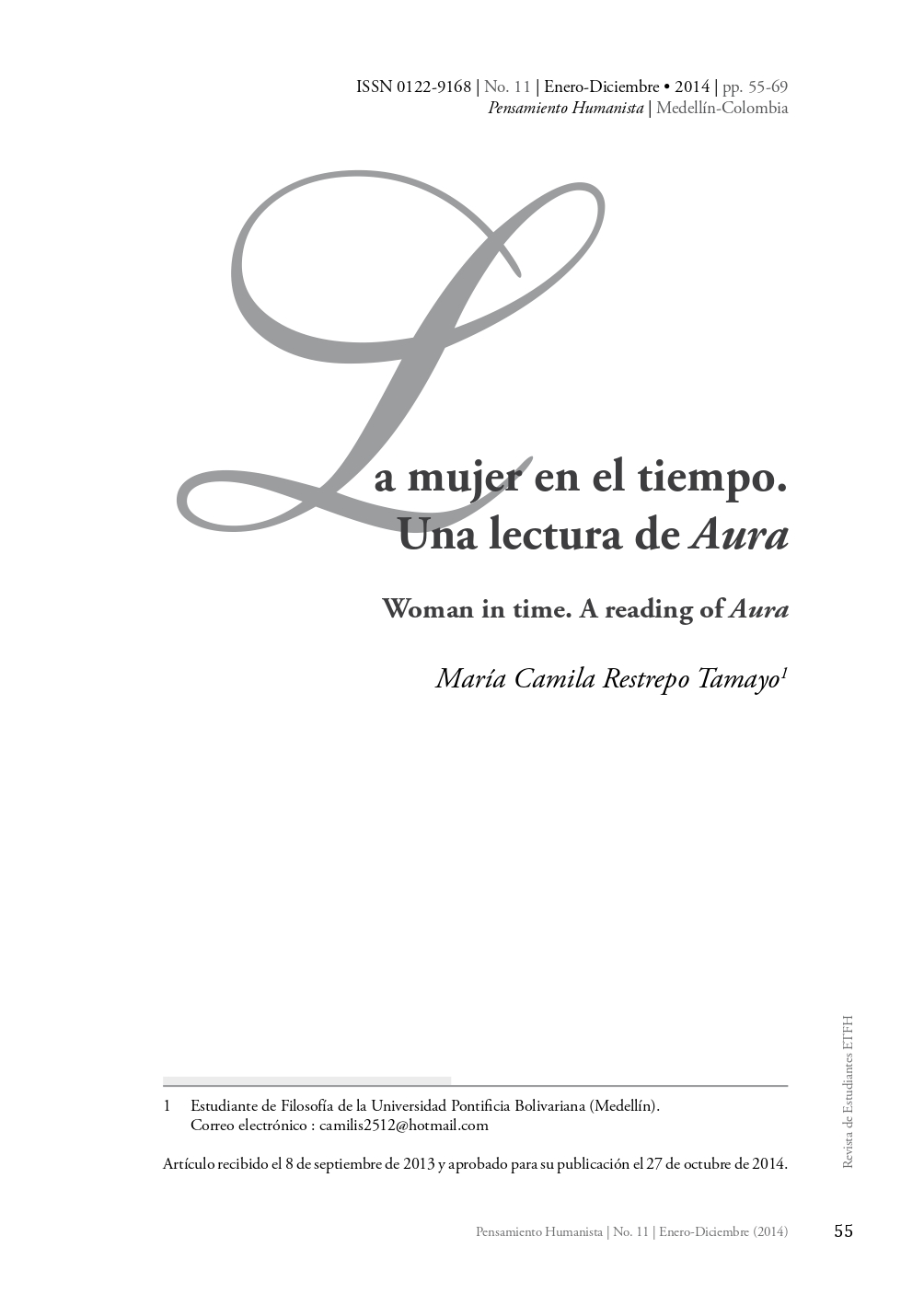 La mujer en el tiempo